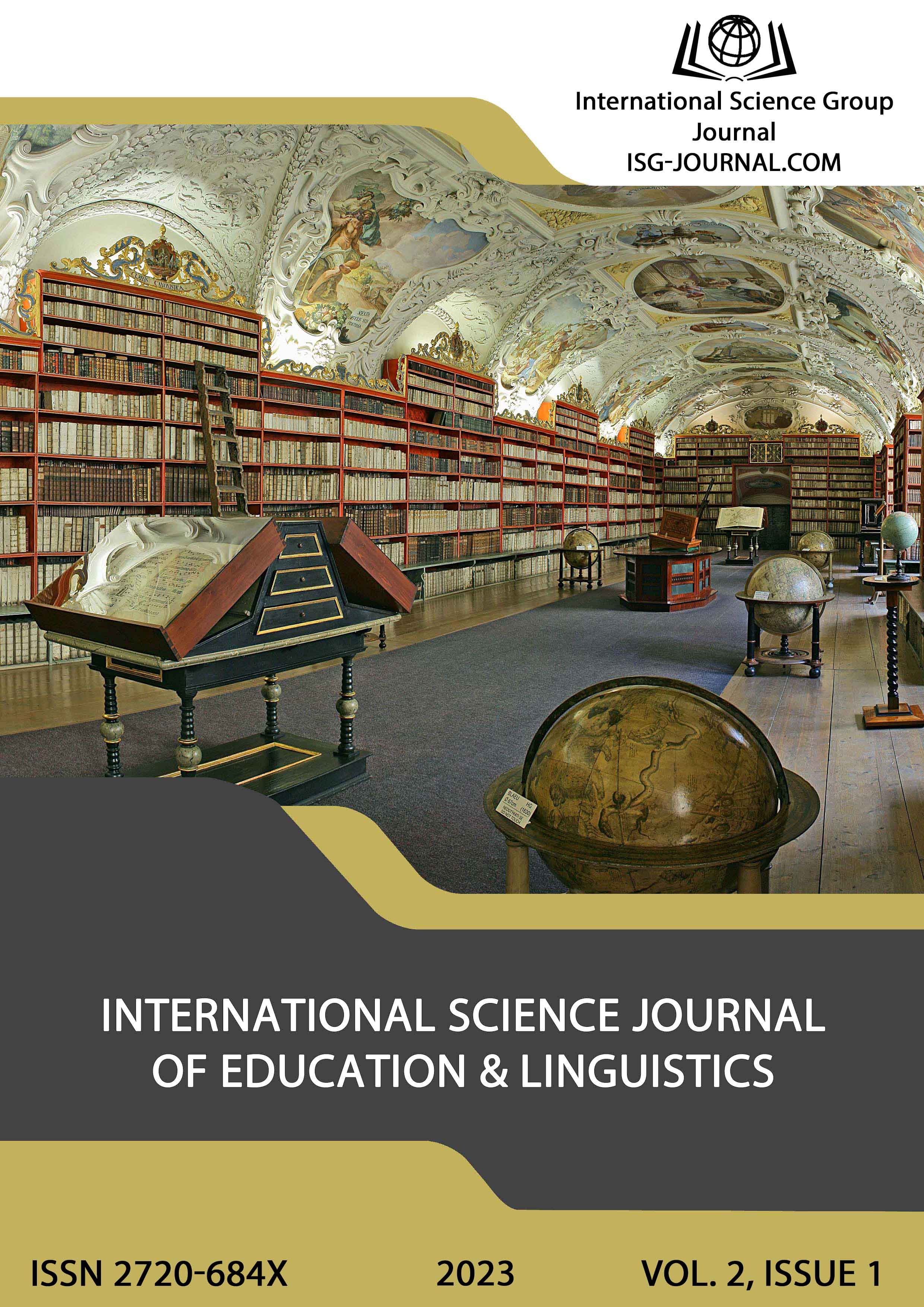 					View Vol. 2 No. 1 (2023): International Science Journal of Education & Linguistics
				